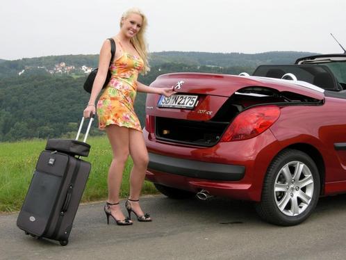 Roadsterbag kofferset/koffer Peugeot 207CC, Auto diversen, Auto-accessoires, Nieuw, Verzenden
