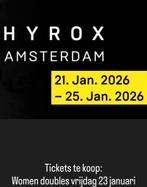 Hyrox Amsterdam Women Doubles vrijdag 23 januari 2026, Tickets en Kaartjes, Evenementen en Festivals, Twee personen