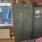 Vintage metalen locker kast, Huis en Inrichting, Kasten | Lockerkasten, Ophalen of Verzenden, Gebruikt, Industrieel