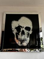 Kare design mirror diamond skull., Oorspronkelijke maker, Ophalen of Verzenden, Zo goed als nieuw, Schilderij