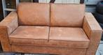HomingXL 2-zits bank Shuffle | lederlook Missouri cognac1,65, Huis en Inrichting, Ophalen, Zo goed als nieuw, Vierpersoons of meer