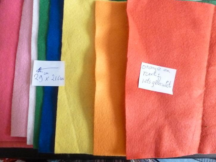 Vilt. Diverse kleuren vilt., Hobby en Vrije tijd, Overige Hobby en Vrije tijd, Zo goed als nieuw, Verzenden