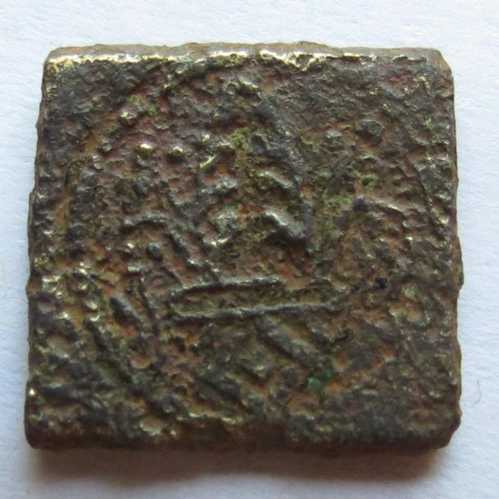 Muntgewicht Antwerpen 1 Fiorino Bodemvondst, Antiek en Kunst, Antiek | Koper en Brons, Ophalen of Verzenden