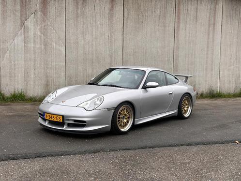 Porsche 911 996 GT3 aero kit 2003 Grijs, Auto's, Porsche, Particulier, ABS, Airbags, Alarm, Boordcomputer, Elektrische buitenspiegels