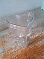 Riviéra Maison grote hartjes voorraadpot/ vaas, Overige kleuren, Ophalen of Verzenden, Minder dan 50 cm, Glas