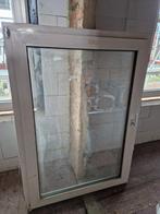 Wit kunstof kozijn met glas, Kunststof, Gebruikt, Raamkozijn, 150 tot 225 cm