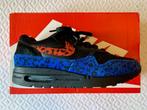 Nike Air Max 1 “Leopard Blue/Red” – maat 40,5, Zwart, Ophalen of Verzenden, Nike Air, Sneakers of Gympen
