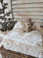 KERST Stapeltje oude kleedjes & engeltje, Ophalen of Verzenden