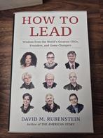 How To Lead - David M. Rubenstein (Engels) - Nieuw, Boeken, Economie, Management en Marketing, Ophalen, Nieuw, Management