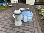 Filtert pomp zwembad, Ophalen