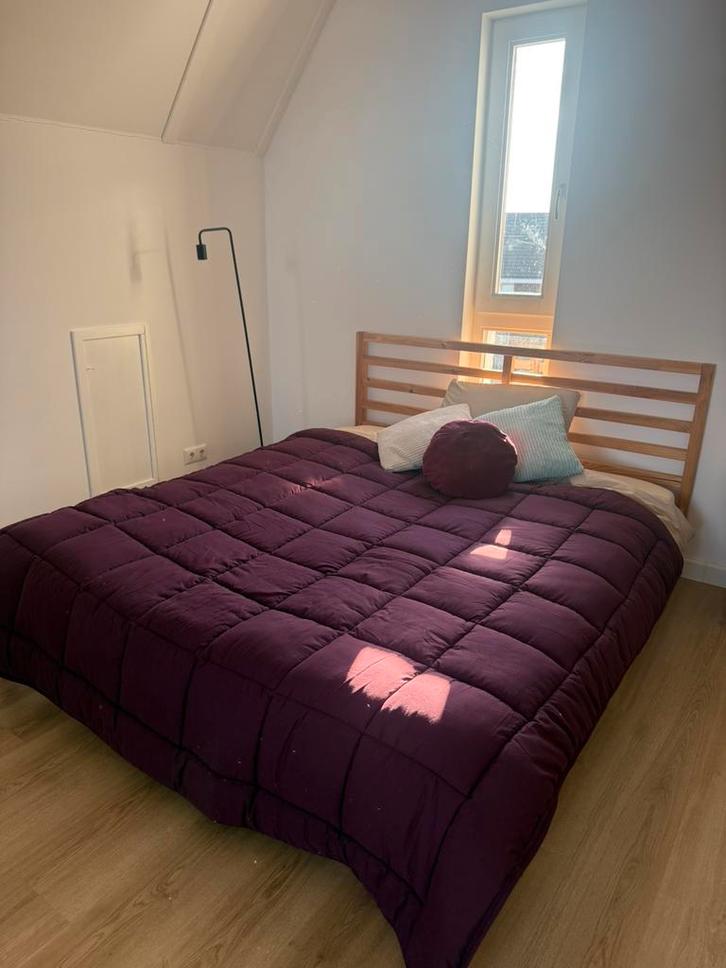 IKEA TARVA Bedframe + Matras – Zo goed als nieuw!, Huis en Inrichting, Slaapkamer | Bedden, Zo goed als nieuw, Tweepersoons, 160 cm