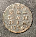 1736 Duit Zeeland, Ophalen of Verzenden, Vóór koninkrijk, Overige waardes, Losse munt