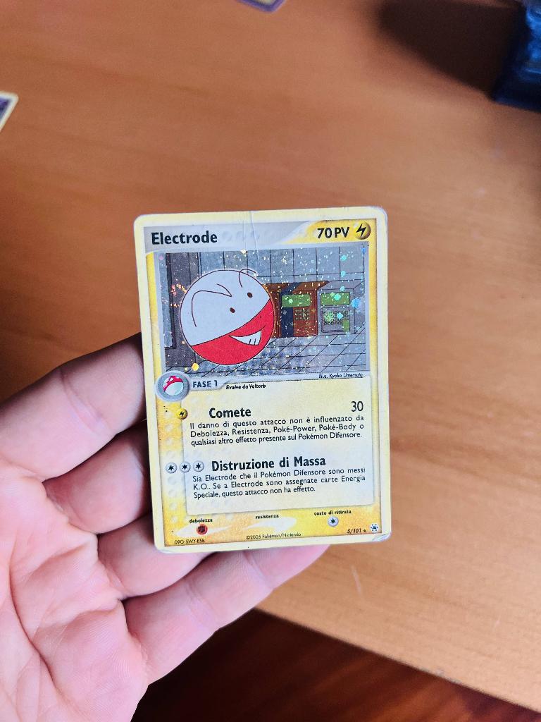 Electrode 5/101 Holo Ex Hidden Legends Pokemon, Ophalen of Verzenden, Zo goed als nieuw, Losse kaart, Foil