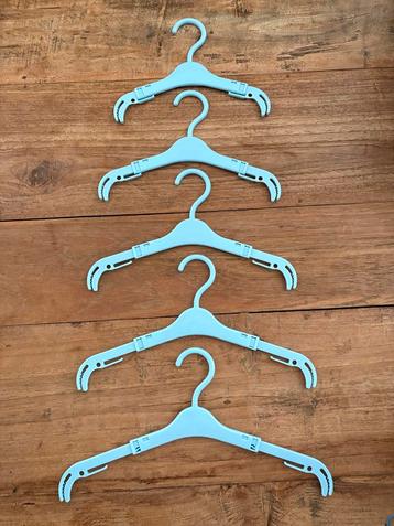 Meegroeihangers - Set van 10 - lichtblauw beschikbaar voor biedingen