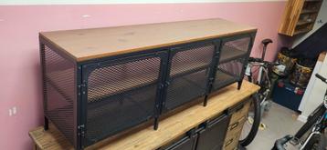 FJÄLLBOTv-meubel, zwart, 150x36x54 cm

 beschikbaar voor biedingen