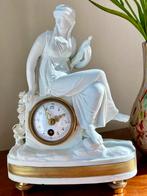 Biscuit porseleinen klok, Antiek en Kunst, Antiek | Klokken, Ophalen