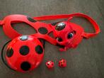Masker, oorclips en jojo van ladybug, Ophalen of Verzenden, Zo goed als nieuw, Jongen of Meisje