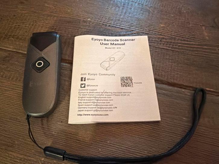 Compacte Barcode/QR Scanner - Bluetooth, Computers en Software, Scanners, Zo goed als nieuw, Barcodescanner, MacOS, Windows, Linux