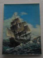 Oude kaart van een schip met 3d effect, Verzamelen, Ansichtkaarten | Themakaarten, Ophalen, 1960 tot 1980, Gelopen, Overige thema's