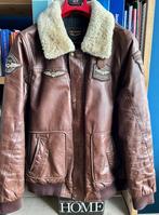 PME legend pilotenjas, Kleding | Heren, Jassen | Winter, Bruin, Overige maten, Ophalen of Verzenden, Zo goed als nieuw