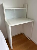 Ikea Micke Bureau met Opbouwdeel, Huis en Inrichting, Bureaus, Ophalen, Gebruikt, Bureau