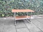 Vintage sidetable trolley serveertafel jaren zeventig, Huis en Inrichting, Tafels | Sidetables, Ophalen, 50 tot 100 cm, Zo goed als nieuw