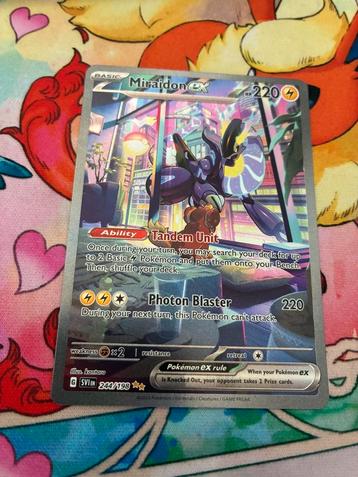 Miraidon EX Alt Art SV Base 244/198 NM/M beschikbaar voor biedingen