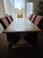 Kasteeltafel.  tafel, Huis en Inrichting, Tafels | Eettafels, 200 cm of meer, Zo goed als nieuw, Vijf personen of meer, Rechthoekig