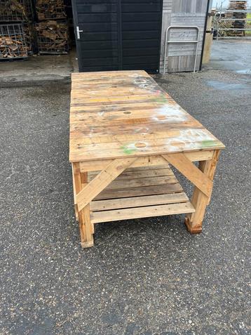 Hobbytafel / Werktafel van Pallet Hout beschikbaar voor biedingen