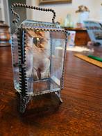 Antiek Geslepen Glas Boîte de Mariage - 1900, Antiek en Kunst, Antiek | Glas en Kristal, Ophalen of Verzenden