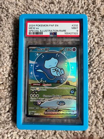 Mew EX #232 PAF (Bubble Mew) + Gradeguard (PSA) beschikbaar voor biedingen