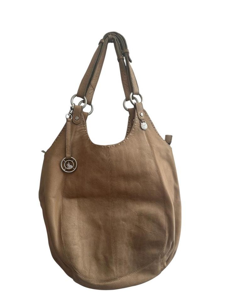 Adax schoudertas, Sieraden, Tassen en Uiterlijk, Tassen | Damestassen, Schoudertasje, Beige, Ophalen of Verzenden