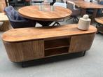 Magazijn leegverkoop tv meubel Remi retro ma gohout ribbel