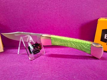 Buck knife mes 110 Custom "Juma Green Mamba"  beschikbaar voor biedingen