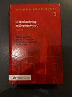 Rechtshandeling en Overeenkomst - Jac. Hijma, Boeken, Studieboeken en Cursussen, Ophalen of Verzenden, Wolters Kluwer, Gamma, WO