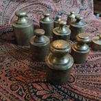 Gewichten koper 1889-1926 gram hektoo grammes ons, Antiek en Kunst, Antiek | Koper en Brons, Ophalen of Verzenden, Koper