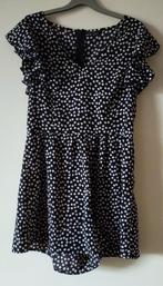 Zomerse jumpsuit zwarte met witte bloemetjes maat XS zgan, Kleding | Dames, Jumpsuits, Zwart, Ophalen of Verzenden, Zo goed als nieuw