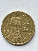 Griekenland 20 cent van 2002, Ophalen of Verzenden, Griekenland, 20 cent, Losse munt