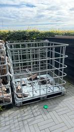 3x IBC krat, Doe-het-zelf en Verbouw, Kratten en Dozen, Ophalen, 100 cm of meer, 60 cm of meer, Zo goed als nieuw