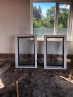 2 Hardhouten kozijnen met thermopane glas!!, 75 tot 150 cm, Gebruikt, Raamkozijn, Ophalen of Verzenden