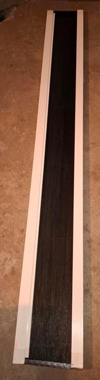 Witte plissé hordeur 95x200cm - Incl. bevestiging, Ophalen, Wit, 50 tot 100 cm, Zo goed als nieuw