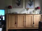 Houten Dressoir Kast met deuren, Huis en Inrichting, Kasten | Dressoirs, Gebruikt, 150 tot 200 cm, Eikenhout, Ophalen of Verzenden