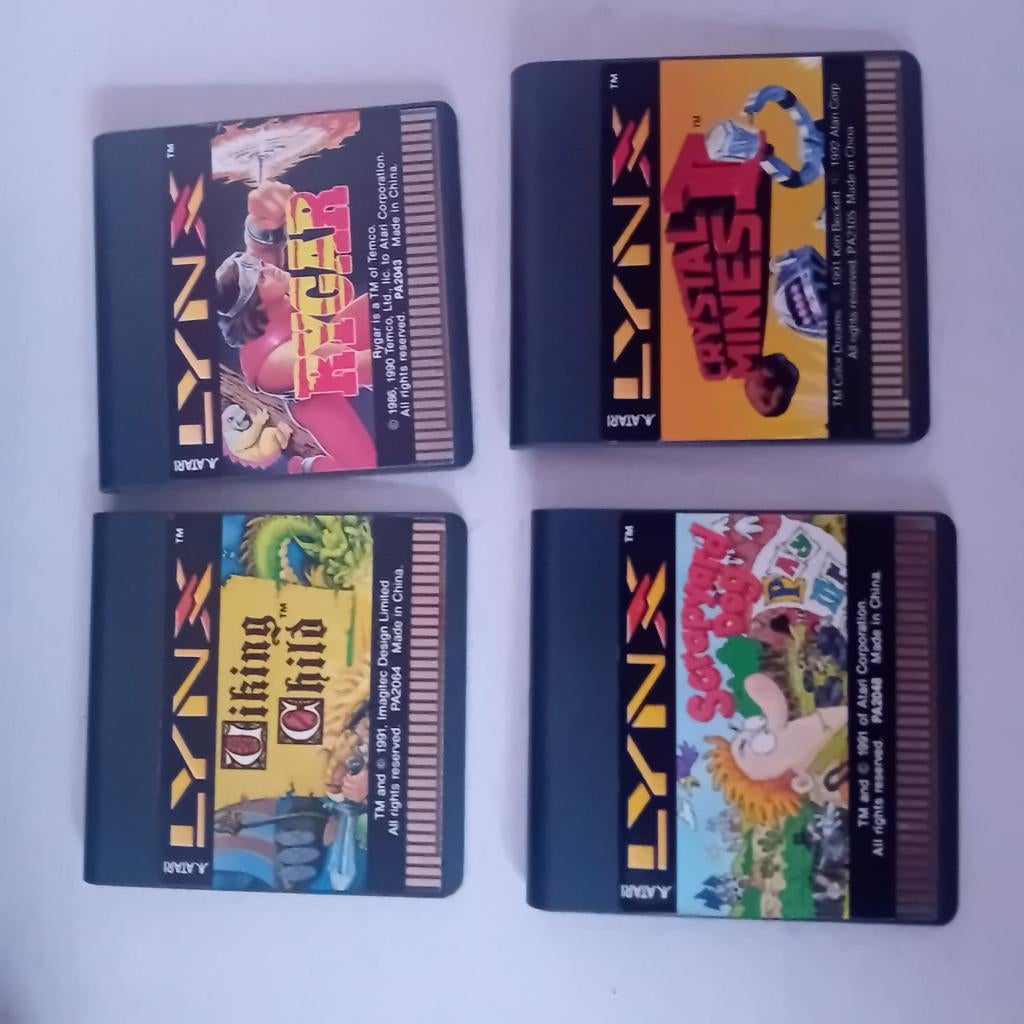 4x atari lynx spellen, 1 speler, Ophalen of Verzenden, Vanaf 7 jaar