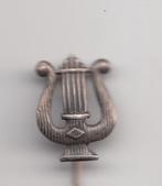 Harmonie Harp speldje, Verzamelen, Speldjes, Pins en Buttons, Gebruikt, Niet vindbaar, Niet vindbaar, Speldje of Pin
