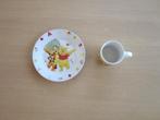 Disney based on the Winnie de Pooh works bord D19cm + mok, Ophalen of Verzenden, Winnie de Poeh of vrienden, Zo goed als nieuw