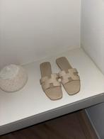 Hermes oran slippers slides, Kleding | Dames, Slippers, Overige kleuren, Verzenden, Zo goed als nieuw