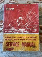 Service manual Chevrolet 1972 Chevelle Camaro  Corvette, Auto diversen, Handleidingen en Instructieboekjes, Ophalen of Verzenden