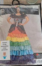 Dia de muertos, La Calavera Catrina jurk, tiara, choker., Ophalen, Zo goed als nieuw, Halloween, Kleding