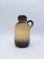 Vintage West Germany vaas Scheurich 413-20 Creme Zwart, Ophalen of Verzenden