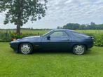 Porsche 928S handgeschakeld 1983 Blauw schuifdak, Auto's, Porsche, Achterwielaandrijving, 8 cilinders, Leder, Handgeschakeld